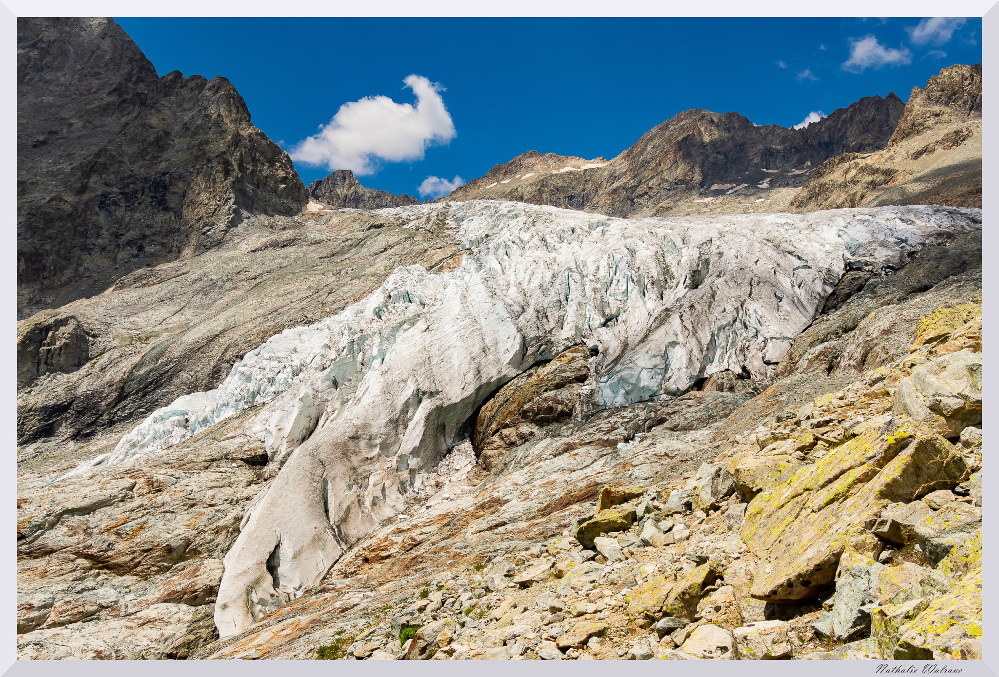 Sur le chemin vers le glacier blanc